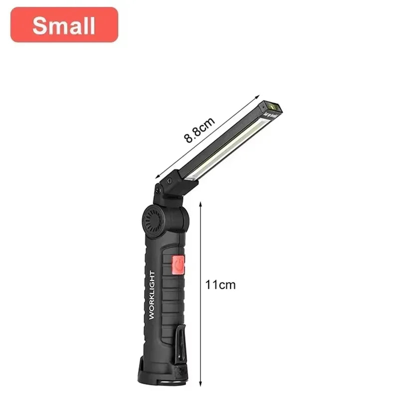 COB Camping Light with Magnetic Hook Emergency Charger, IPX4 Waterproof Camping Lantern LED Light for Outdoor