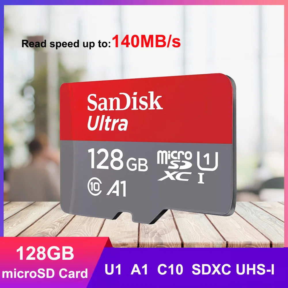 SanDisk Memory Card MicroSD 32GB 64GB 128GB 256GB 512GB 1TB micro SD Card Extreme TF Card Class10 U3 V30 4K UHD A2 micro SDXC