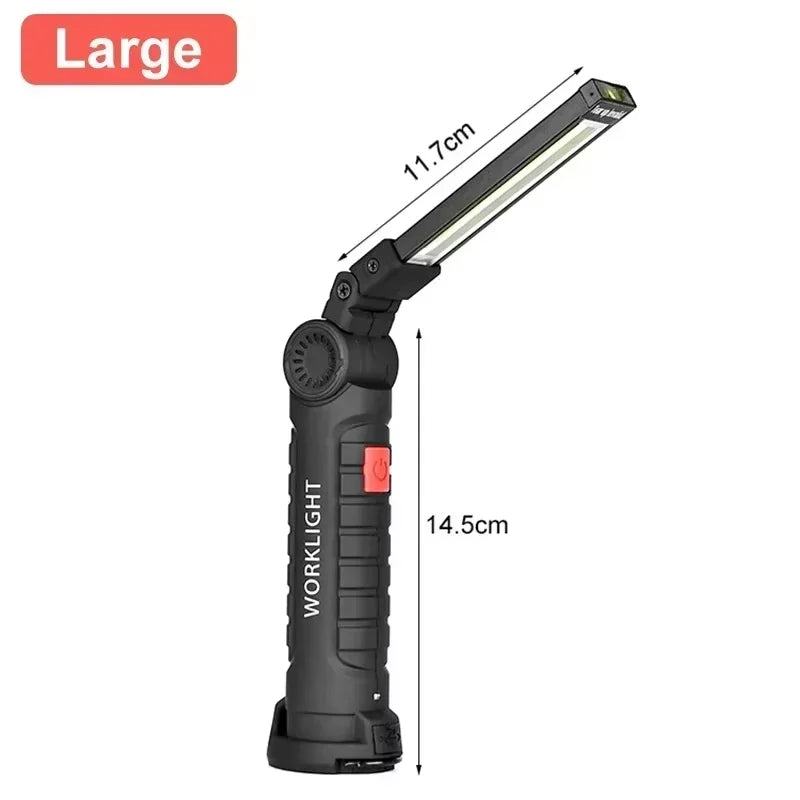 COB Camping Light with Magnetic Hook Emergency Charger, IPX4 Waterproof Camping Lantern LED Light for Outdoor