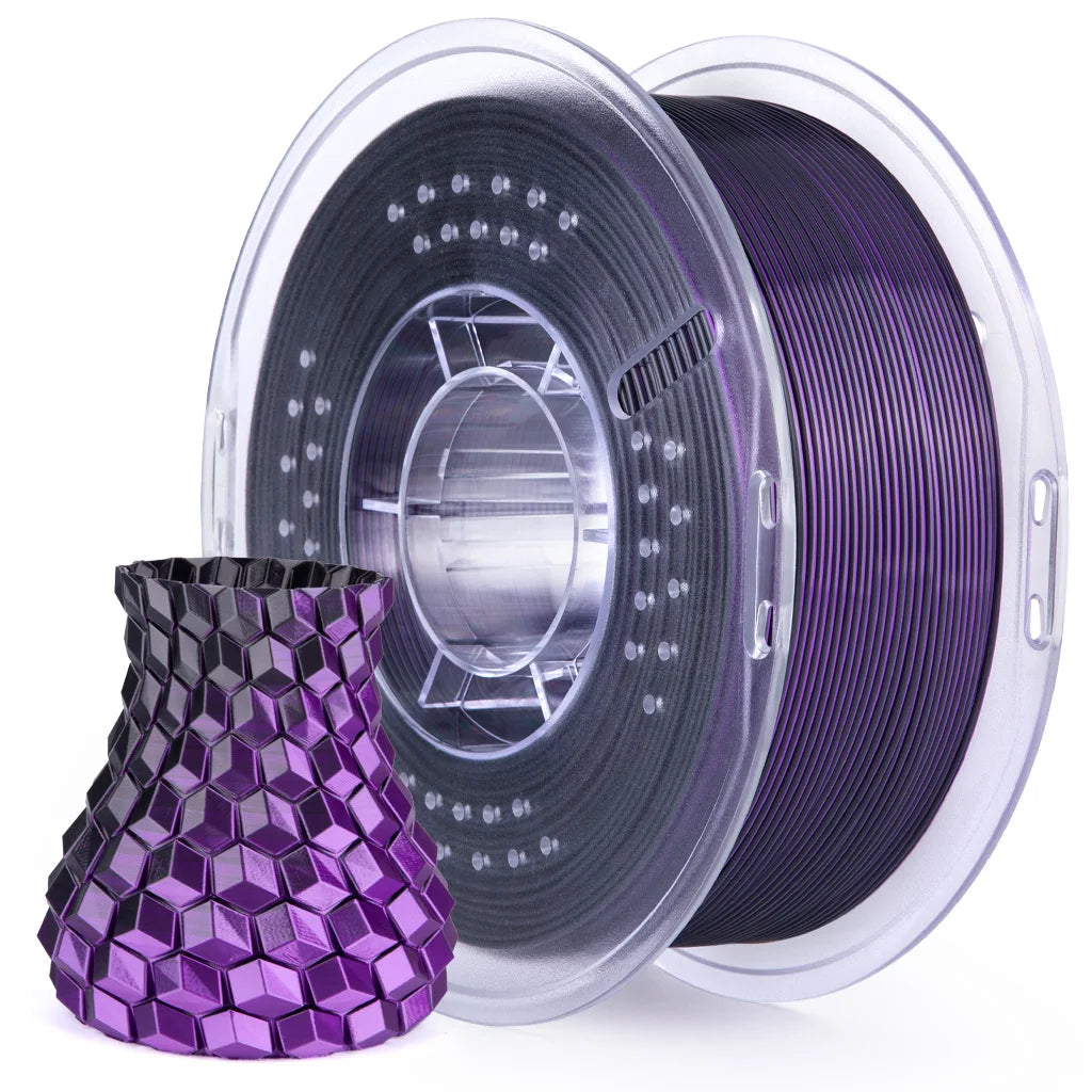 ELEGOO Silk PLA Filament 1.75mm 1KG,3D Printer Filament 1kg Gold Silver Fits for Most FDM 3D Printers