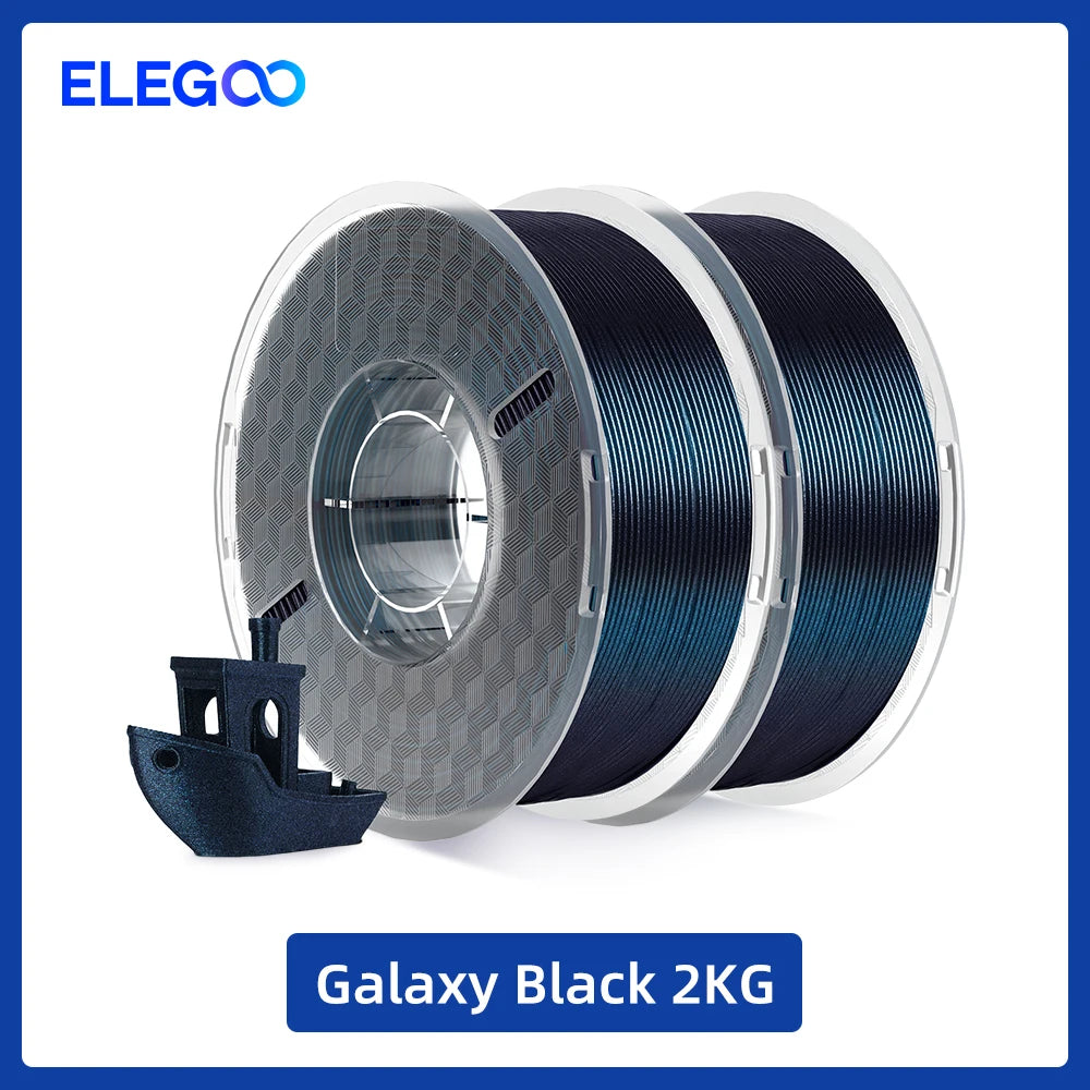 ELEGOO Silk PLA Filament 1.75mm 1KG,3D Printer Filament 1kg Gold Silver Fits for Most FDM 3D Printers