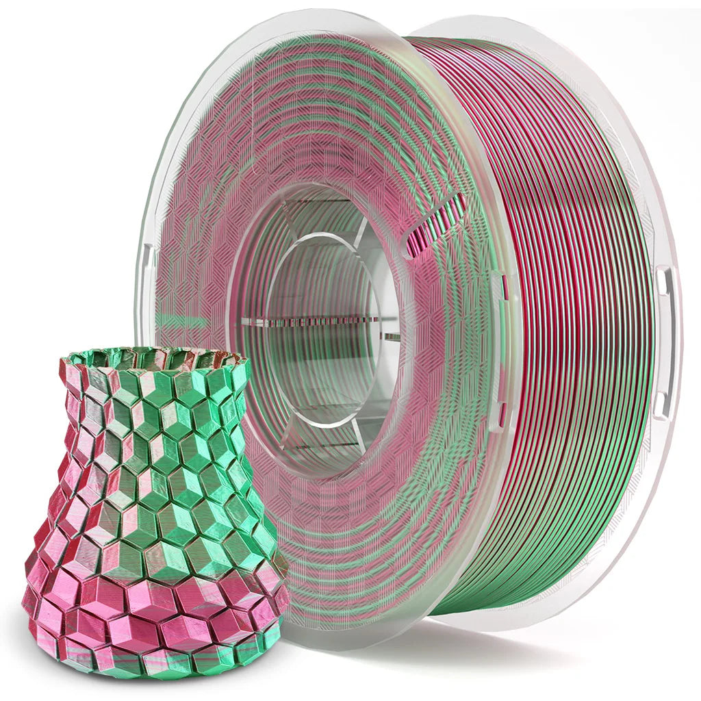 ELEGOO Silk PLA Filament 1.75mm 1KG,3D Printer Filament 1kg Gold Silver Fits for Most FDM 3D Printers