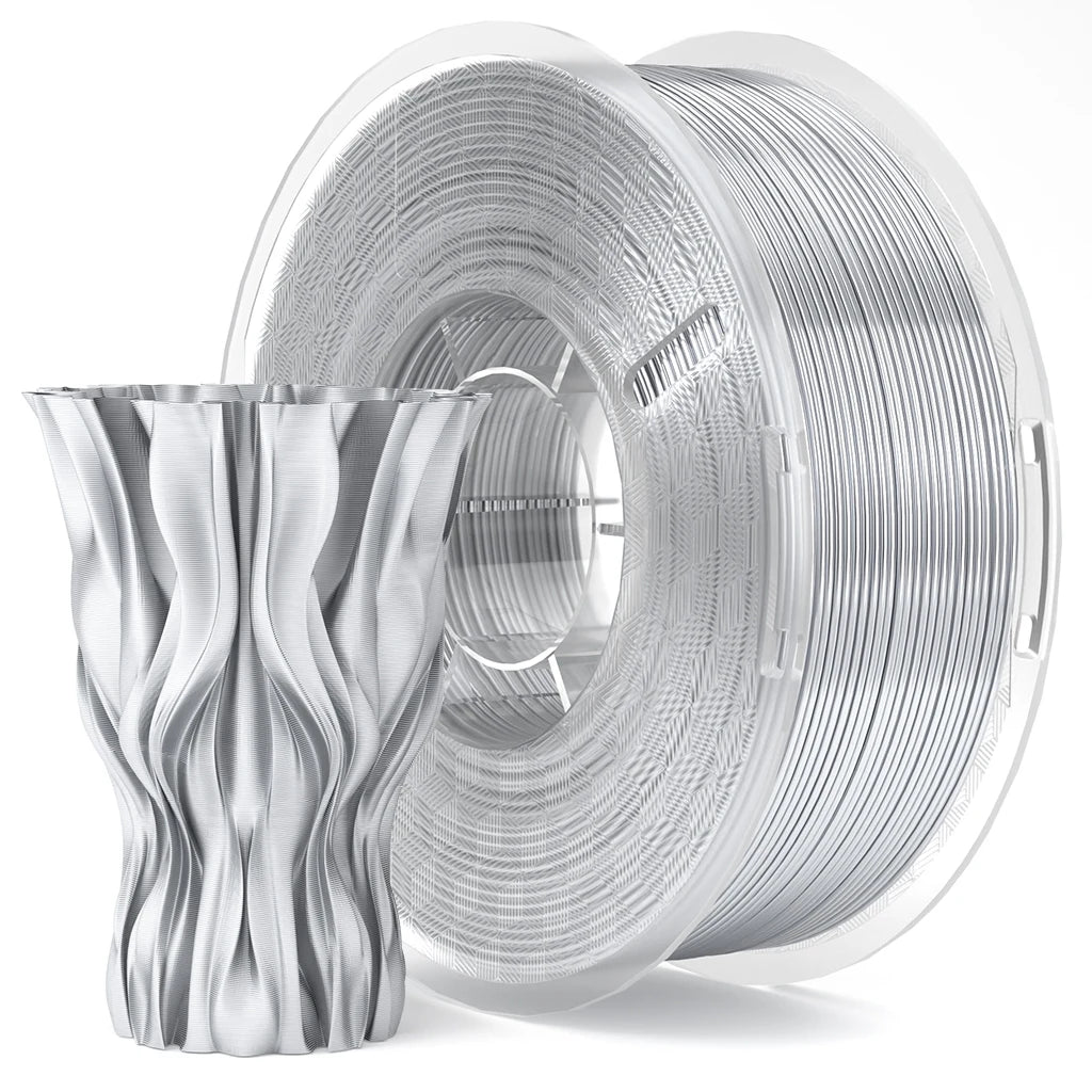 ELEGOO Silk PLA Filament 1.75mm 1KG,3D Printer Filament 1kg Gold Silver Fits for Most FDM 3D Printers