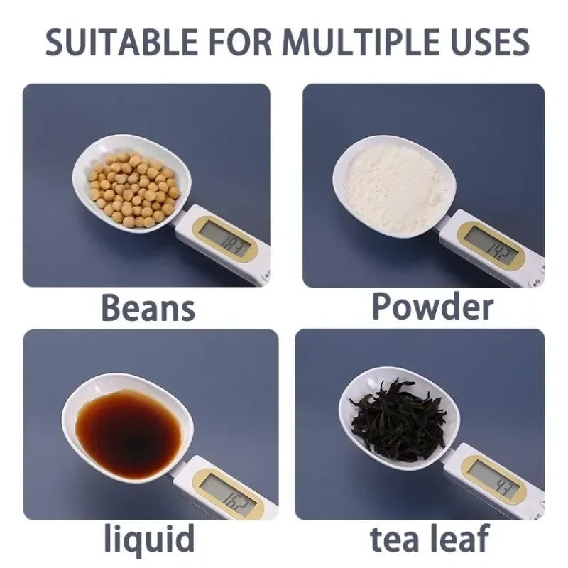 Mini Scale Digital Kitchen Scale Electronic LCD Food Scale 0.1-500g Cooking Flour Milk Coffee Powder Weight Measure Spoon