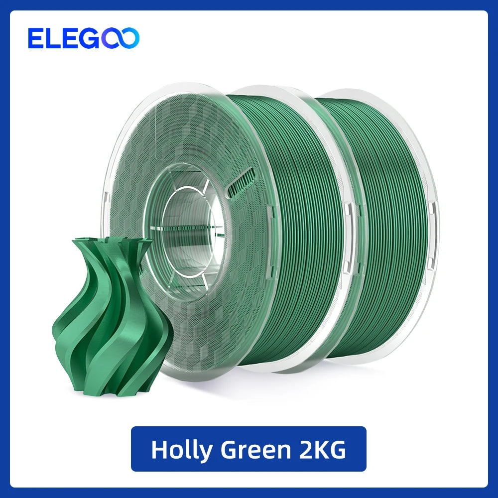 ELEGOO Silk PLA Filament 1.75mm 1KG,3D Printer Filament 1kg Gold Silver Fits for Most FDM 3D Printers