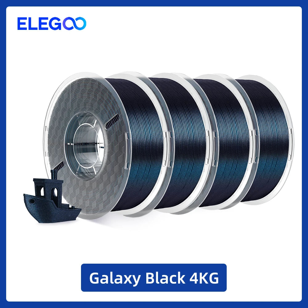 ELEGOO Silk PLA Filament 1.75mm 1KG,3D Printer Filament 1kg Gold Silver Fits for Most FDM 3D Printers