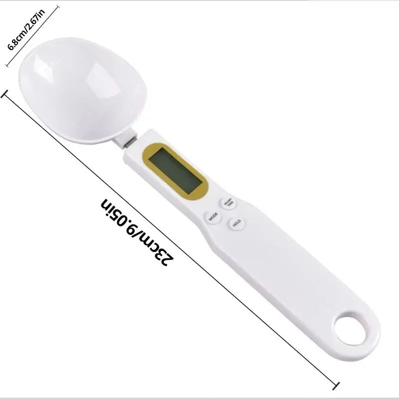Mini Scale Digital Kitchen Scale Electronic LCD Food Scale 0.1-500g Cooking Flour Milk Coffee Powder Weight Measure Spoon