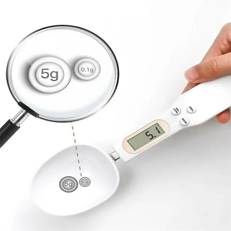 Mini Scale Digital Kitchen Scale Electronic LCD Food Scale 0.1-500g Cooking Flour Milk Coffee Powder Weight Measure Spoon