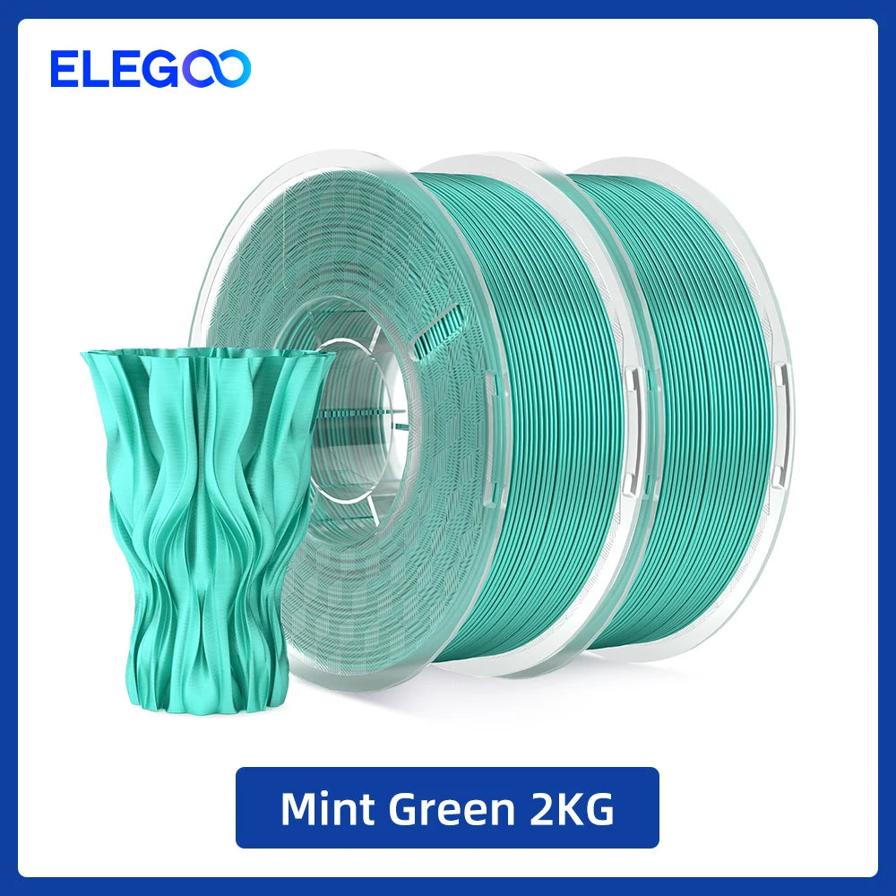 ELEGOO Silk PLA Filament 1.75mm 1KG,3D Printer Filament 1kg Gold Silver Fits for Most FDM 3D Printers